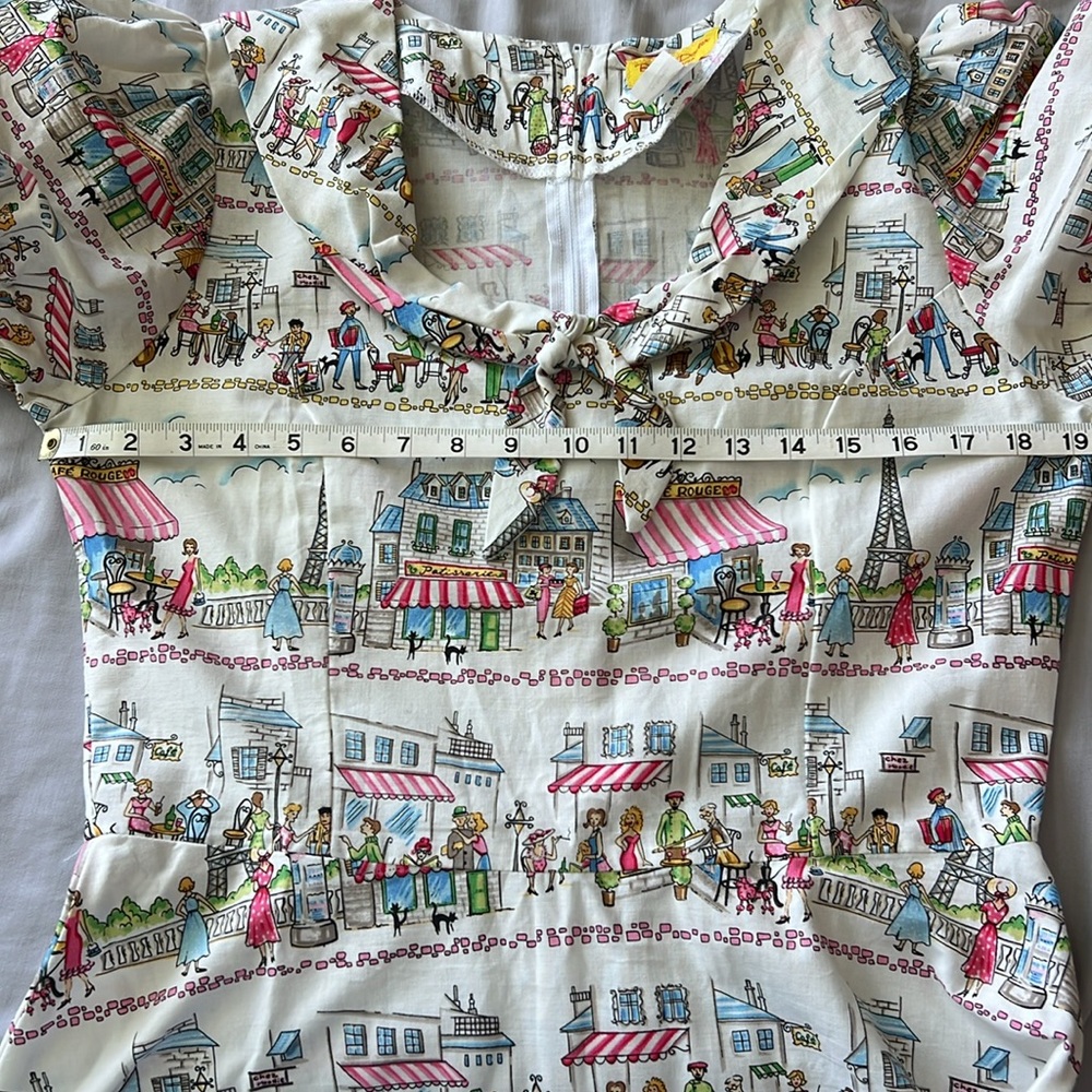 Rare Bernie Dexter made in the US swinging rockabilly dress Sweet 16 NWOT - Picture 8 of 10